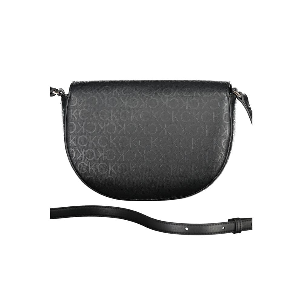 Calvin Klein Black Polyurethane Women Shoulder Bag - 2