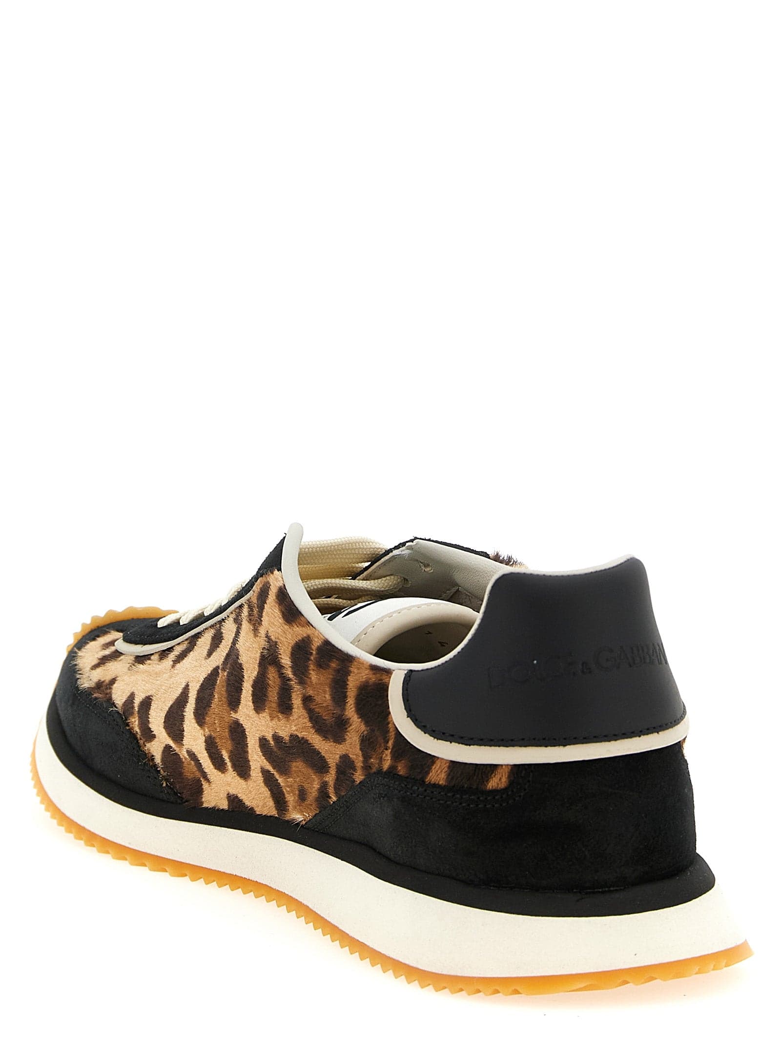Dolce & Gabbana Multicolor Calfskin Low Top Sneakers - 3