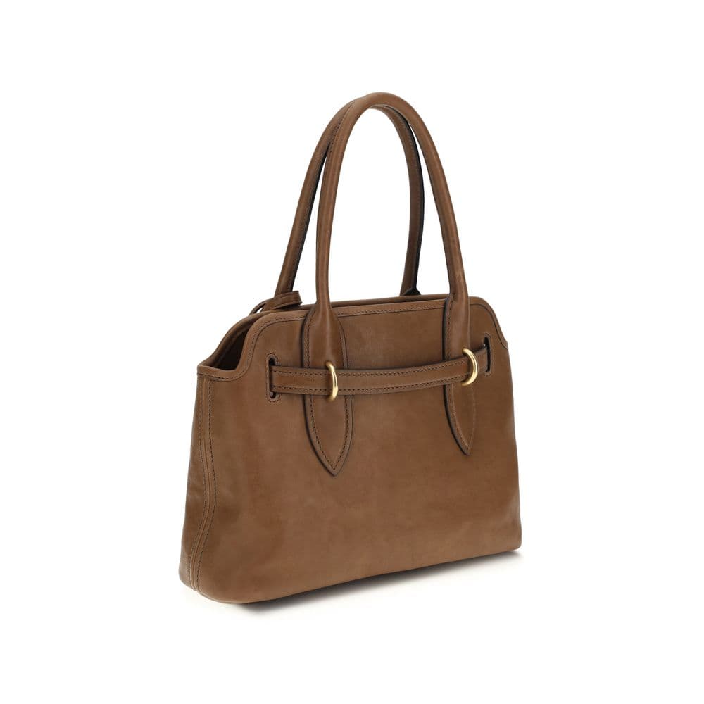 Miu Miu Brown Lamb Ovis Aries Aries Handbag - 3