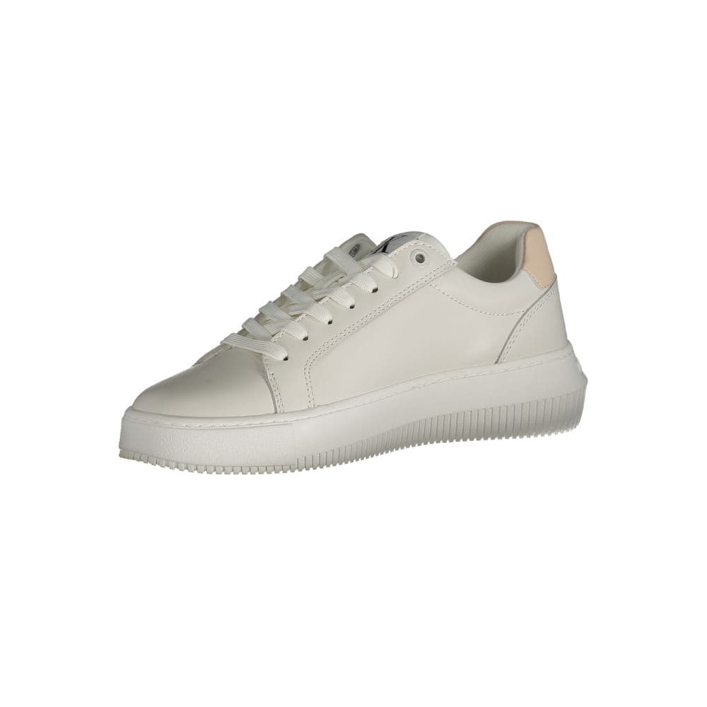 Calvin Klein Bianco Polyurethane Women Sneaker - 3