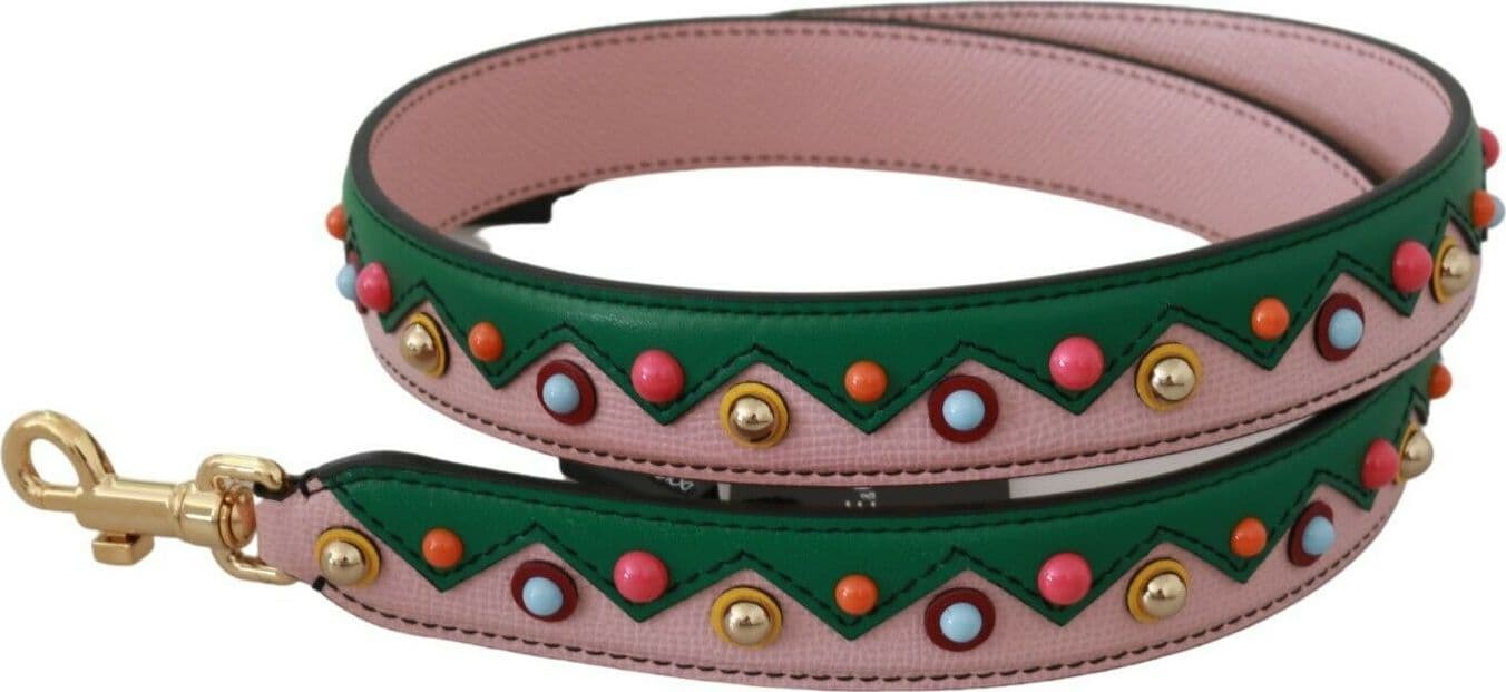 Dolce & Gabbana Shoulder Strap Leather Pink Handbag Accessory - 2