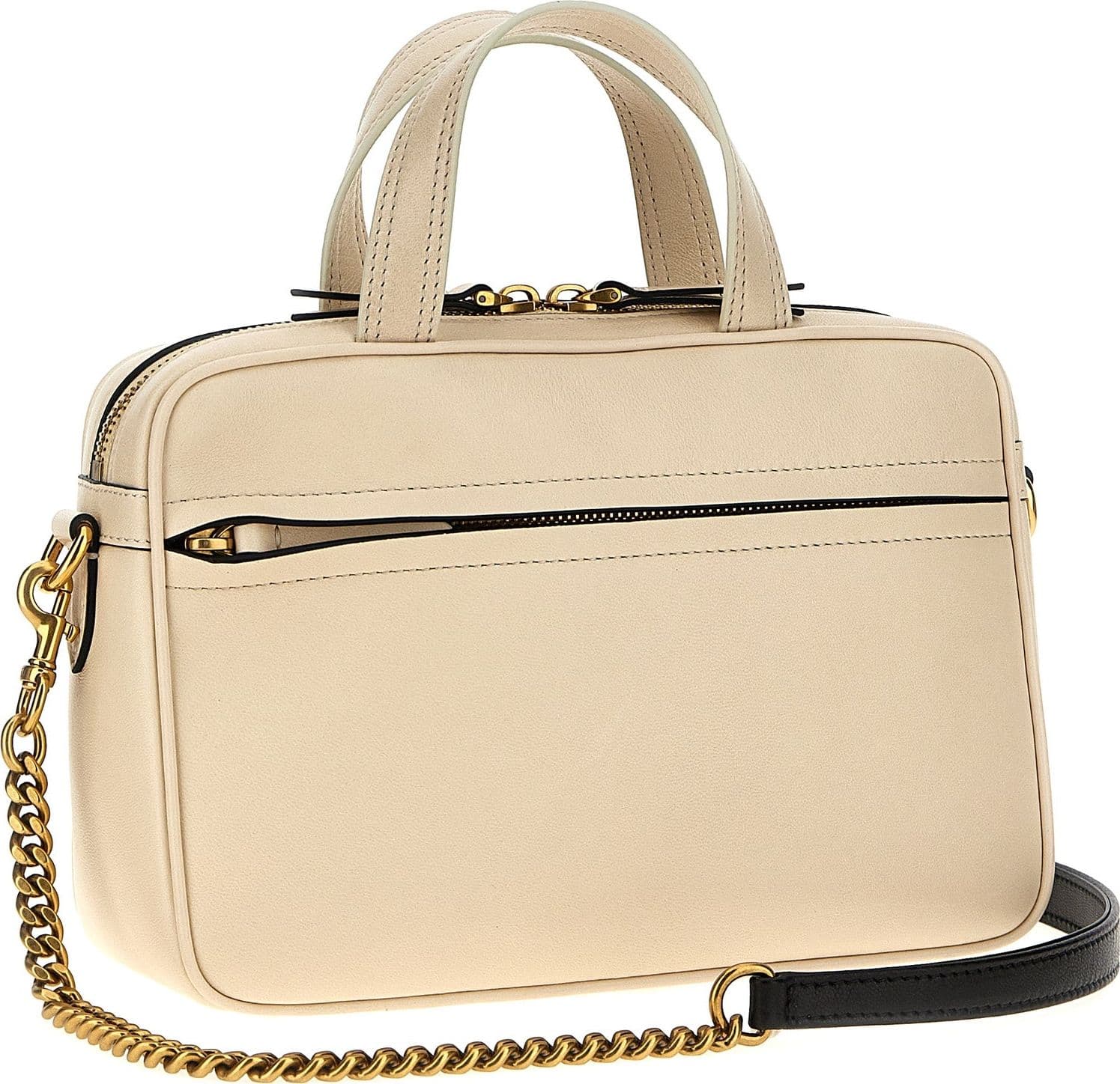 Valentino Garavani Bicolor Lamb Leather Handbag - 3