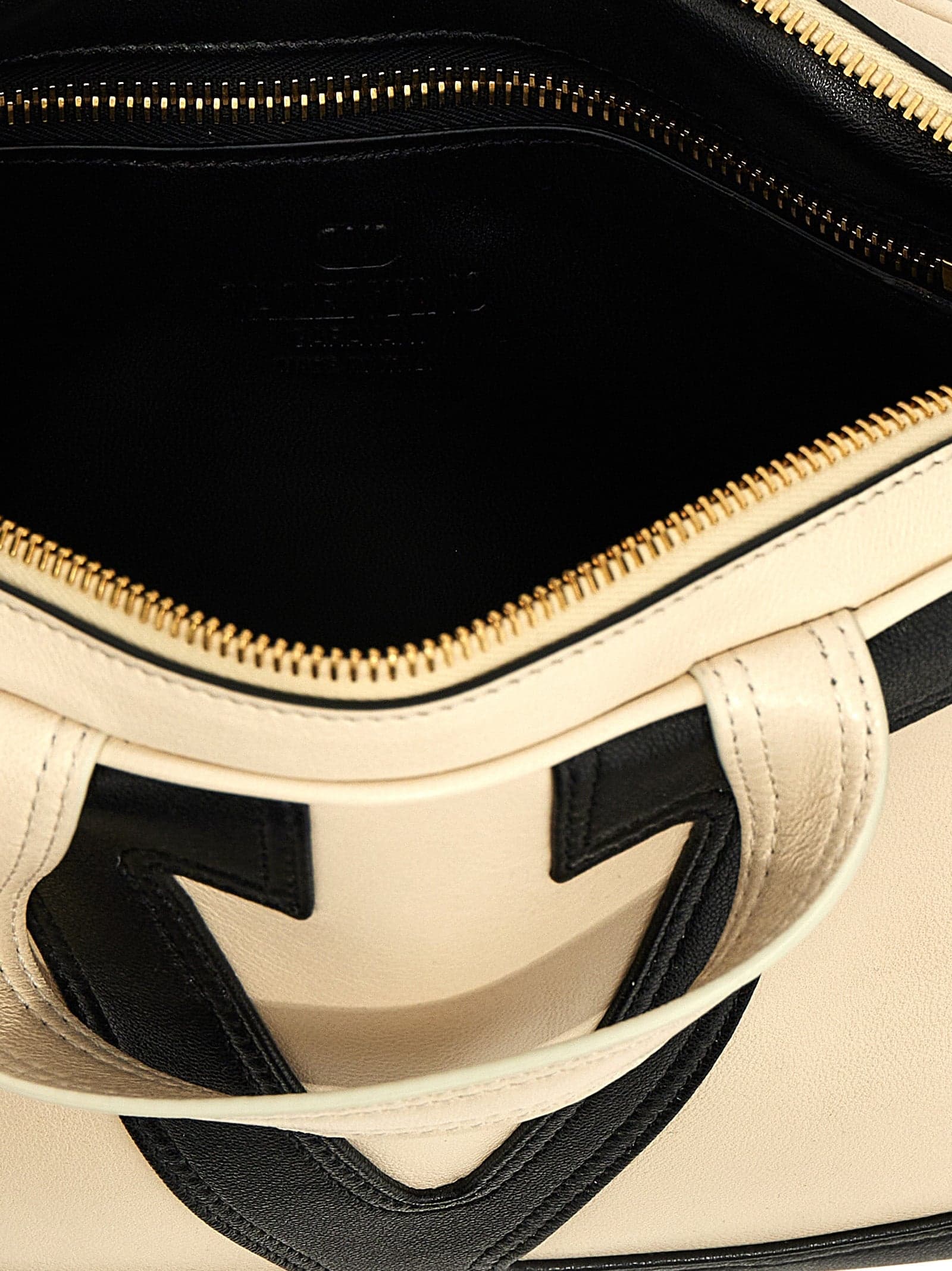 Valentino Garavani Bicolor Lamb Leather Handbag - 5