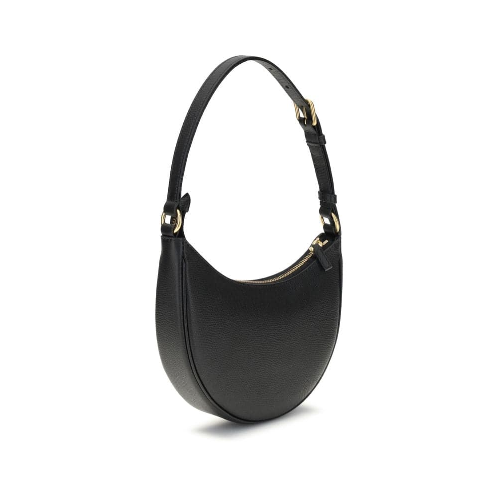 Valentino Garavani Black Calf Leather Bos Taurus Shoulder Bag - 3