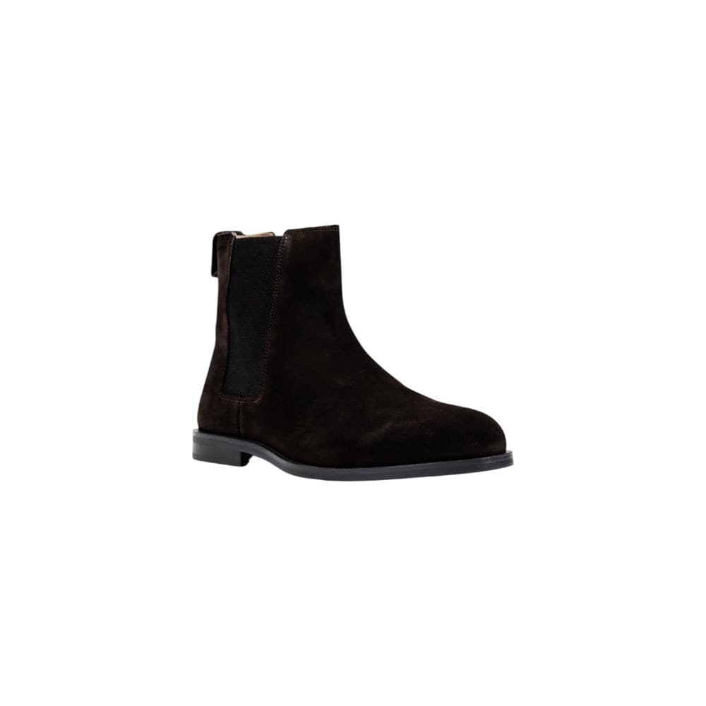 Calvin Klein Brown Suede Leather Chelsea Boots - 2