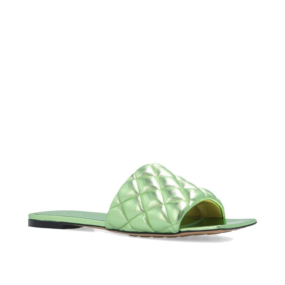 Bottega Veneta Bicolor Calfskin Flat Sandals - 2