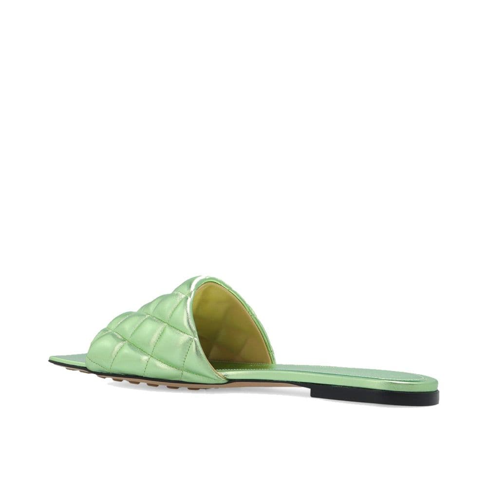 Bottega Veneta Bicolor Calfskin Flat Sandals - 3