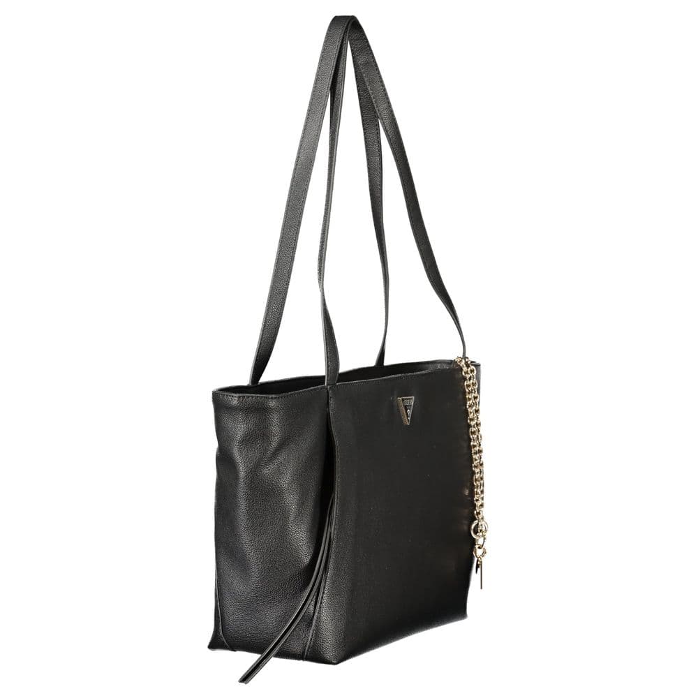 Guess Jeans Black Polyurethane Women's Bag - 3