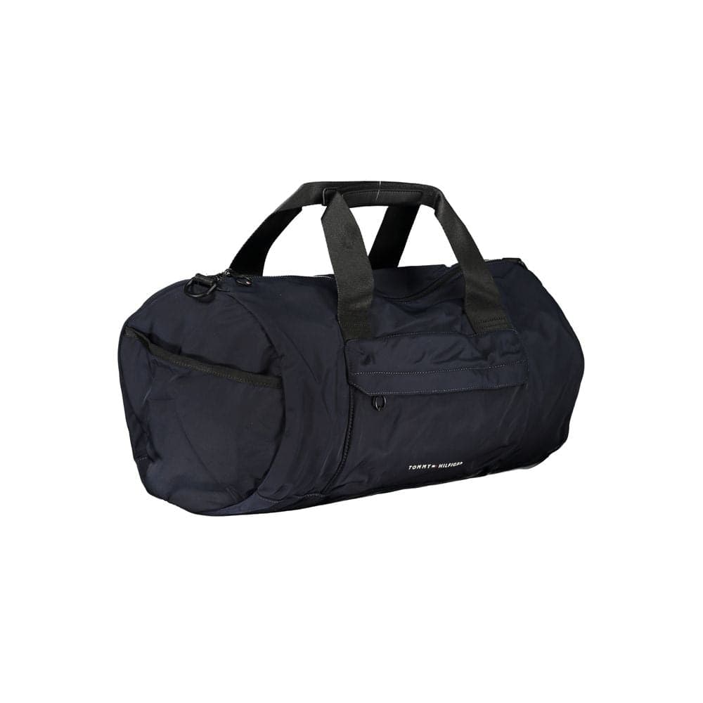 Tommy Hilfiger Blue Polyester Men's Bag with Adjustable Shoulder Strap - 2