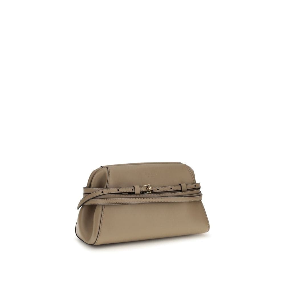 Moschino Beige Goatskin Clutch Bag - 2