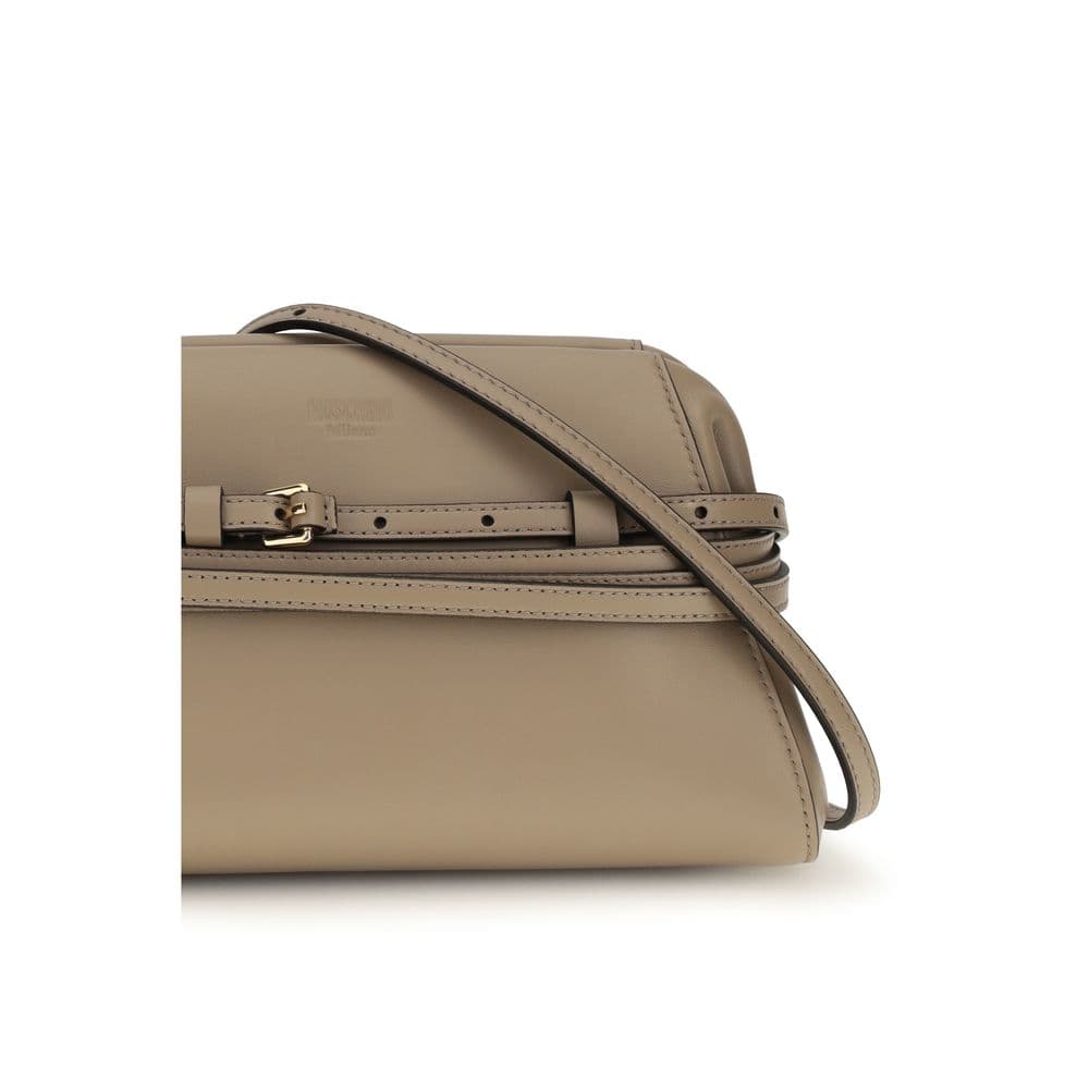 Moschino Beige Goatskin Clutch Bag - 4