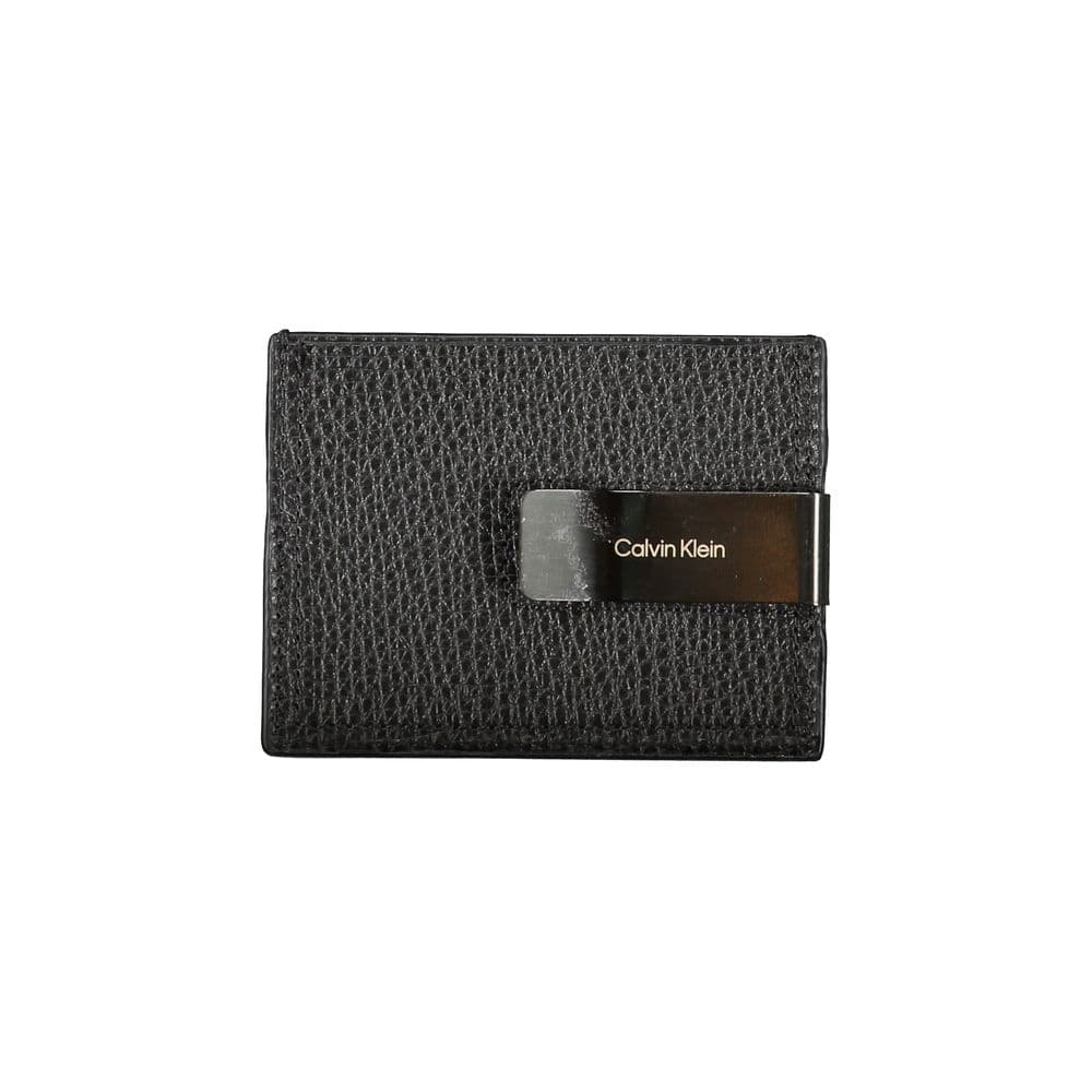 Calvin Klein Sleek Leather Card Holder with Money Clip - 2