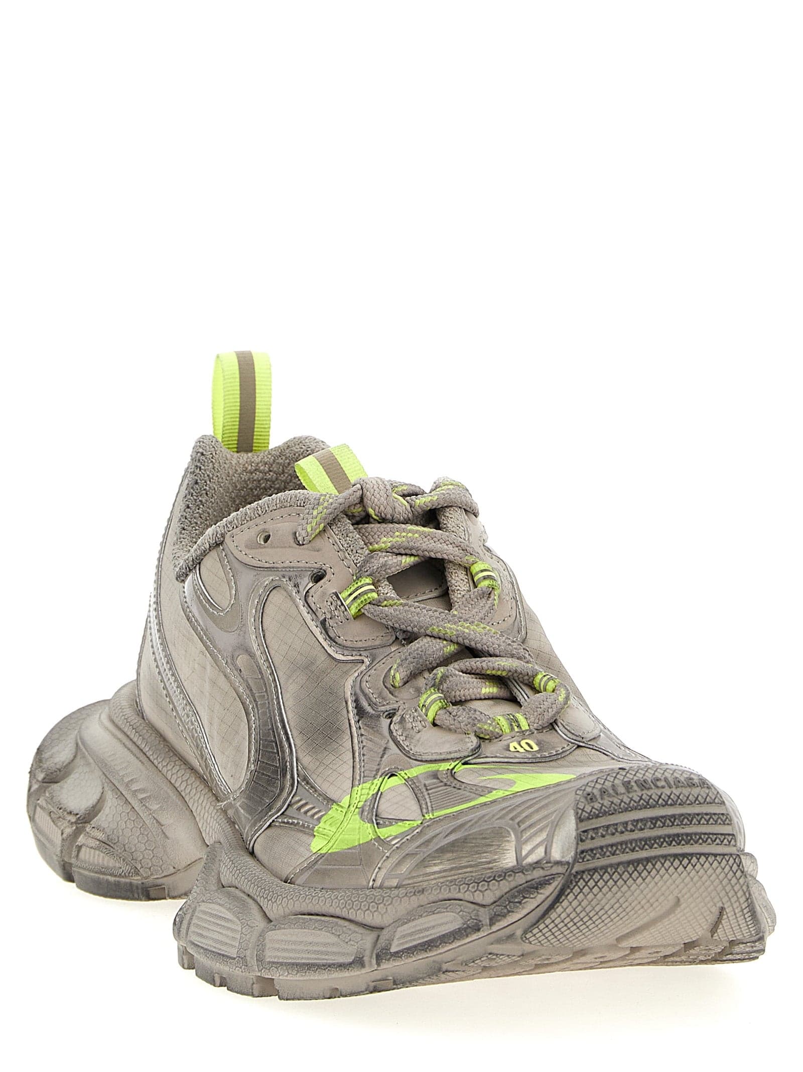 Balenciaga Gray Polyethylene Athletic Sneakers - 2