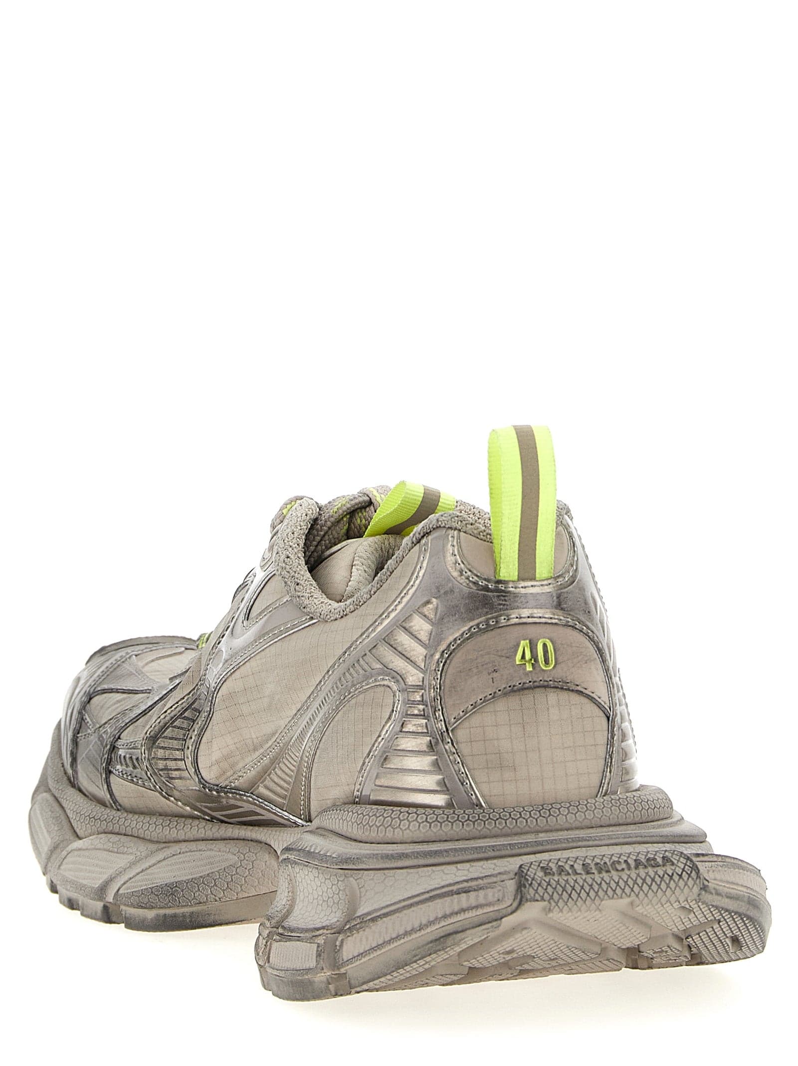 Balenciaga Gray Polyethylene Athletic Sneakers - 3