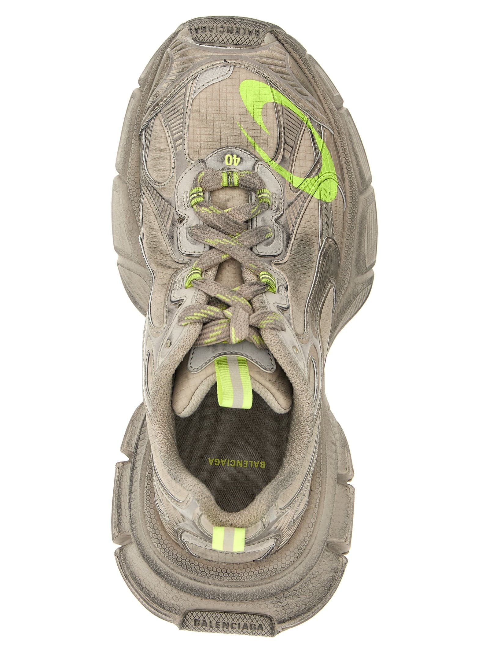 Balenciaga Gray Polyethylene Athletic Sneakers - 4