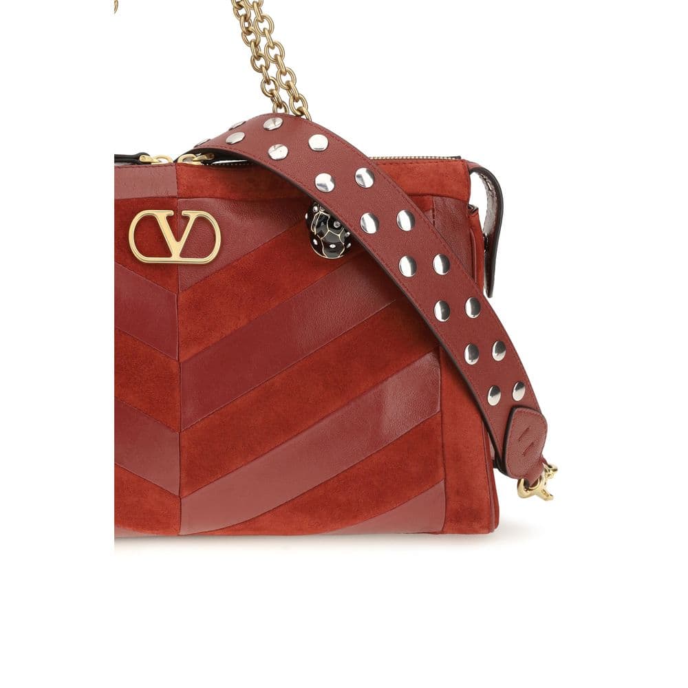 Valentino Garavani Multicolor Calf Leather Bos Taurus Shoulder Bag - 4