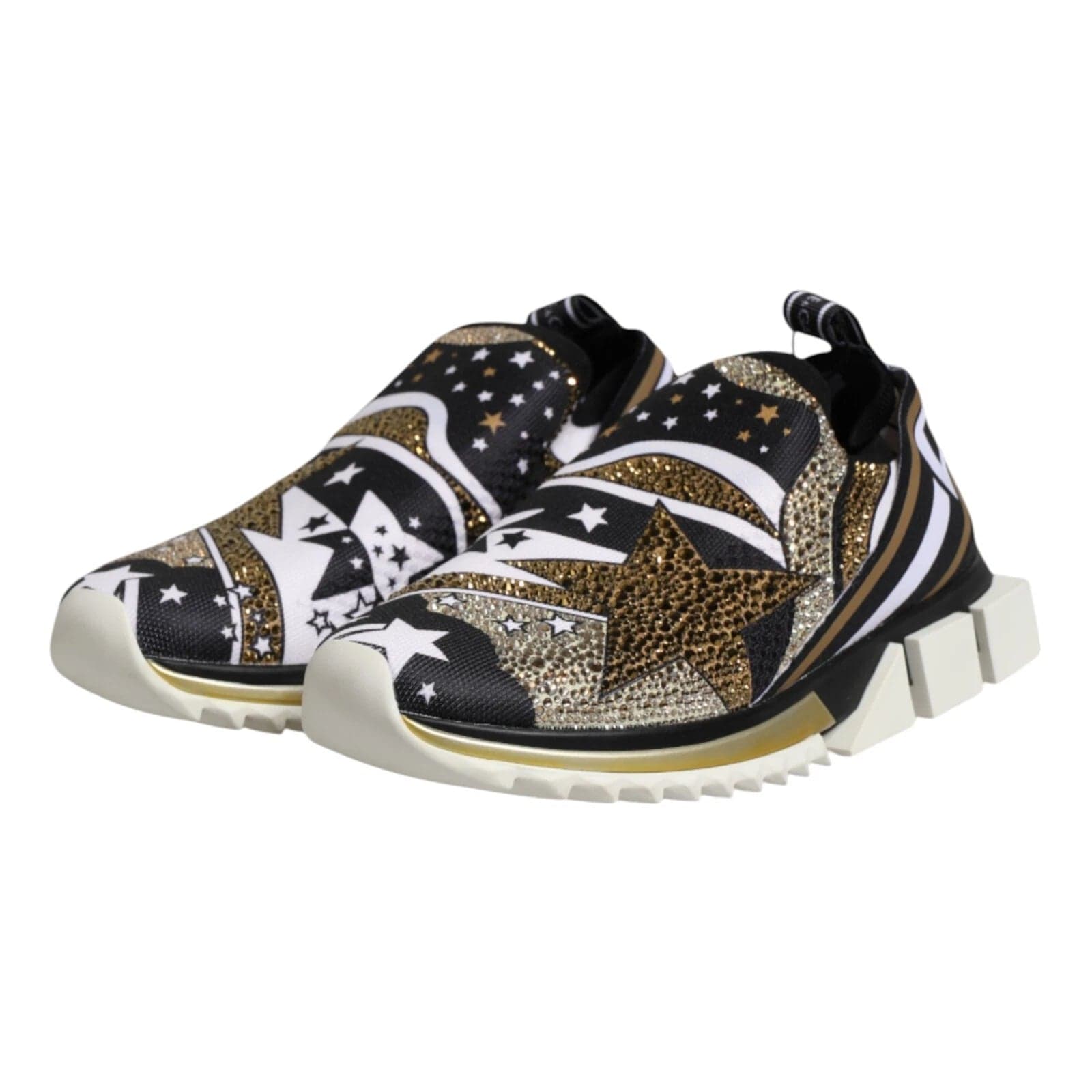 Dolce & Gabbana Multicolor Sorrento Low Top Sneakers Shoes - 8