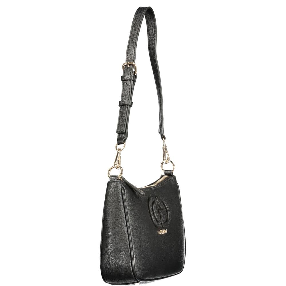 Guess Jeans Black Polyurethane Women's Handbag - 3