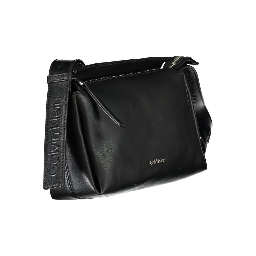 Calvin Klein Black Polyester Women Shoulder Bag - 3