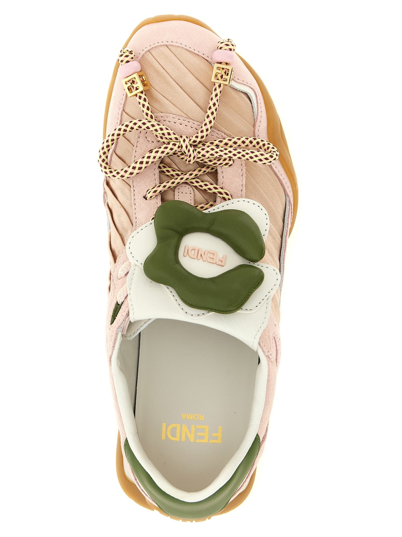 Fendi Multicolor Calfskin Athletic Sneakers - 5