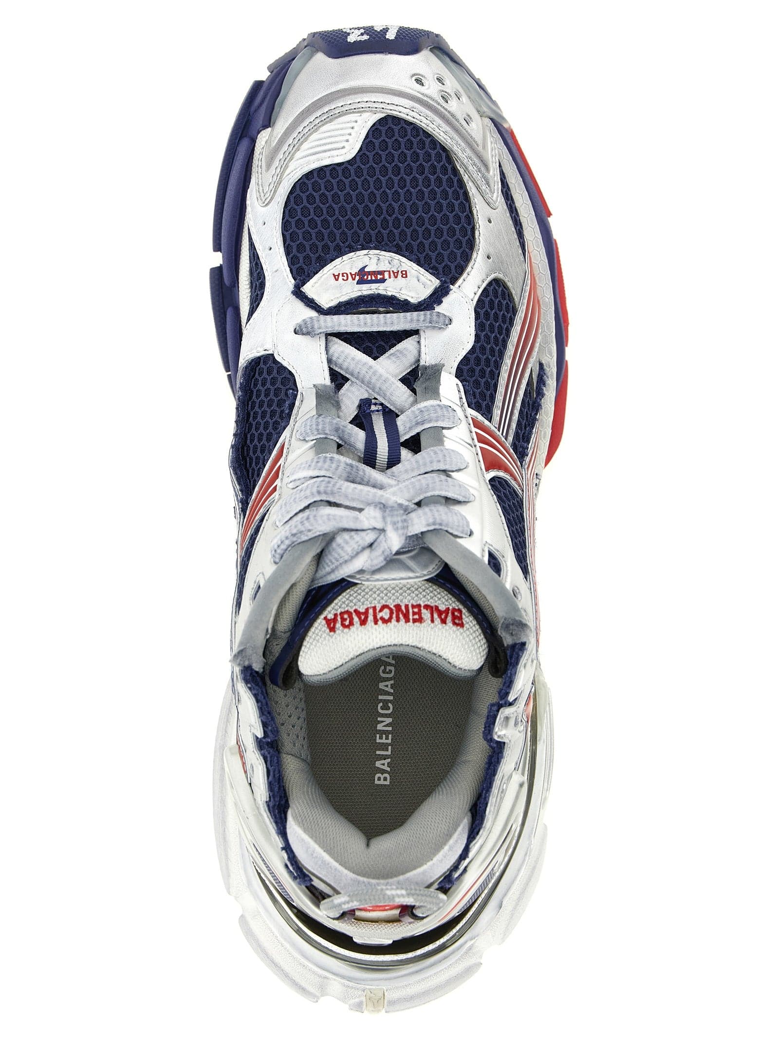 Balenciaga Multicolor Polyethylene Athletic Sneakers - 4