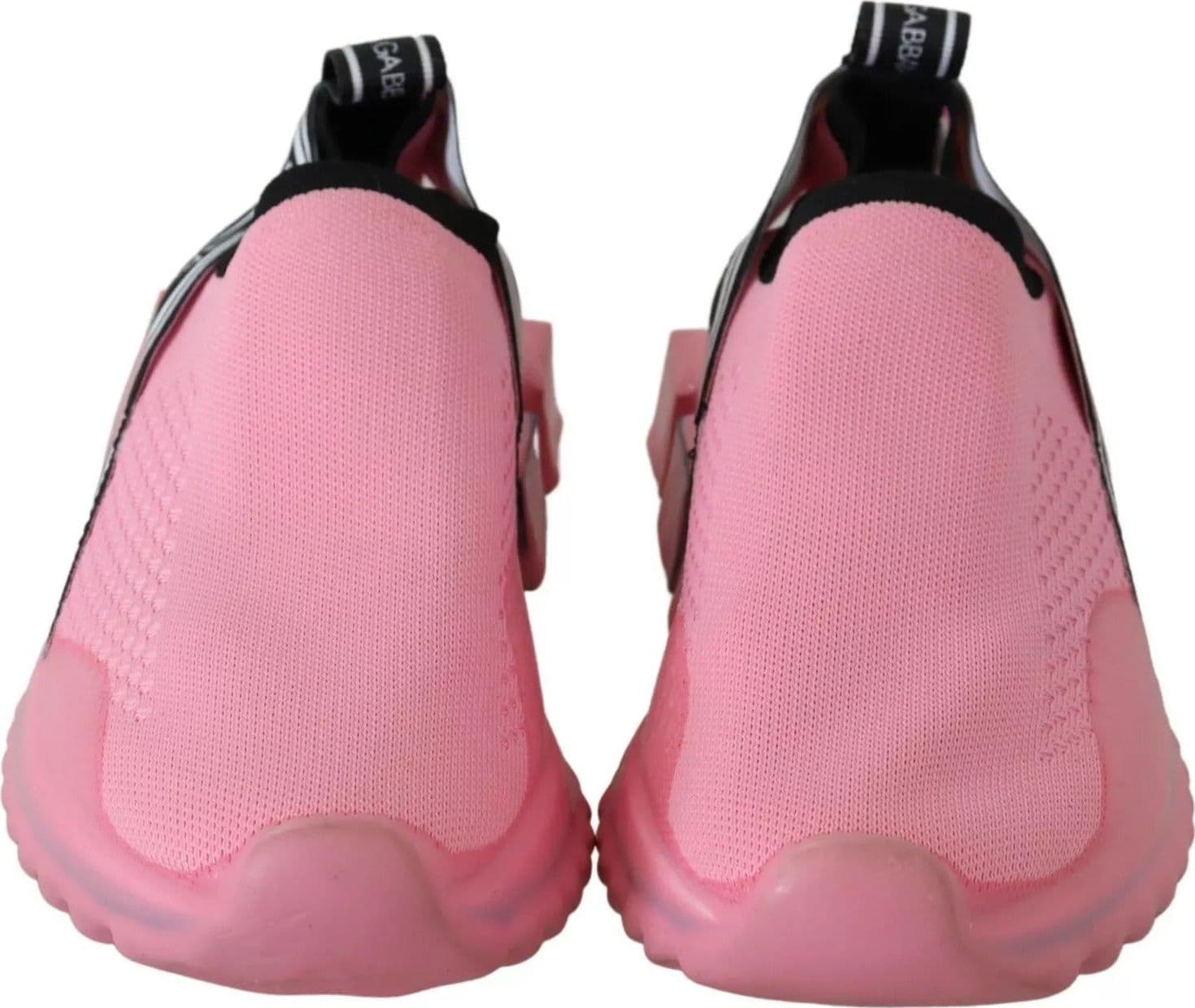 Dolce & Gabbana Pink Low Top Sorrento Sneakers Slip On Casual Shoes - 5