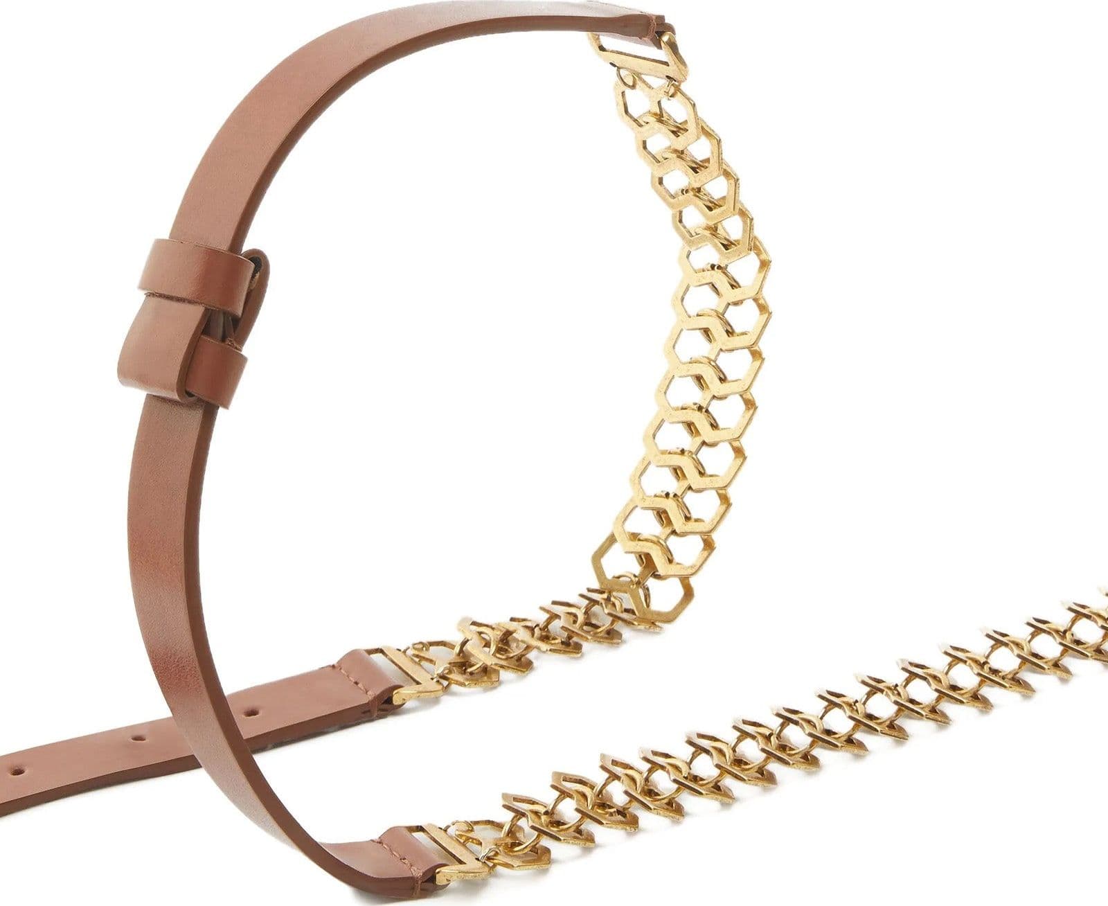 PINKO Brown Calfskin Regular Belt - 2