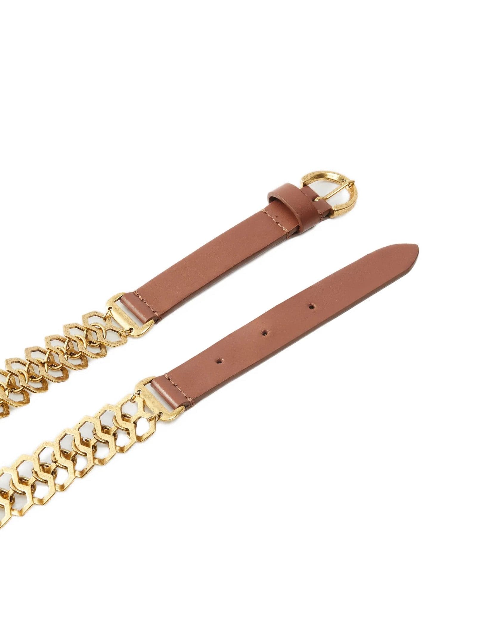 PINKO Brown Calfskin Regular Belt - 3