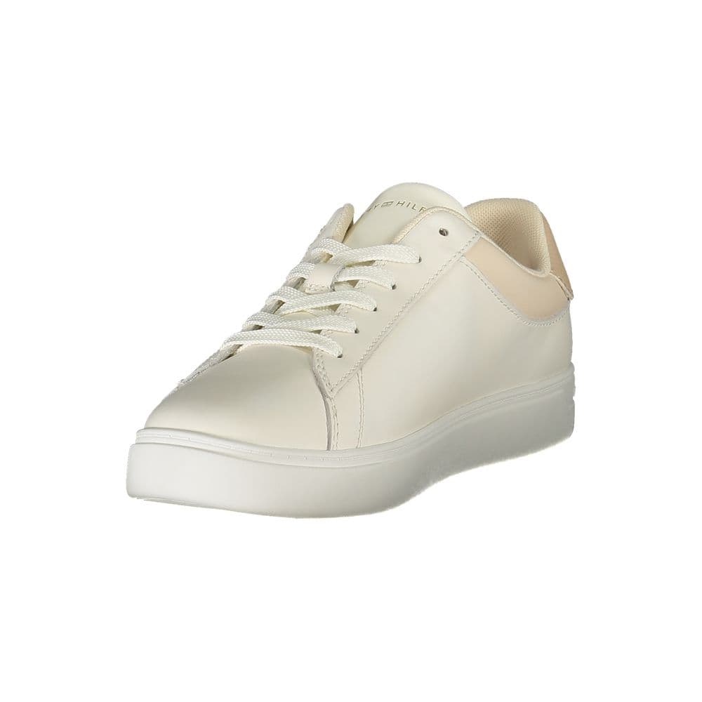 Tommy Hilfiger Beige Polyurethane Women Sneaker - 3