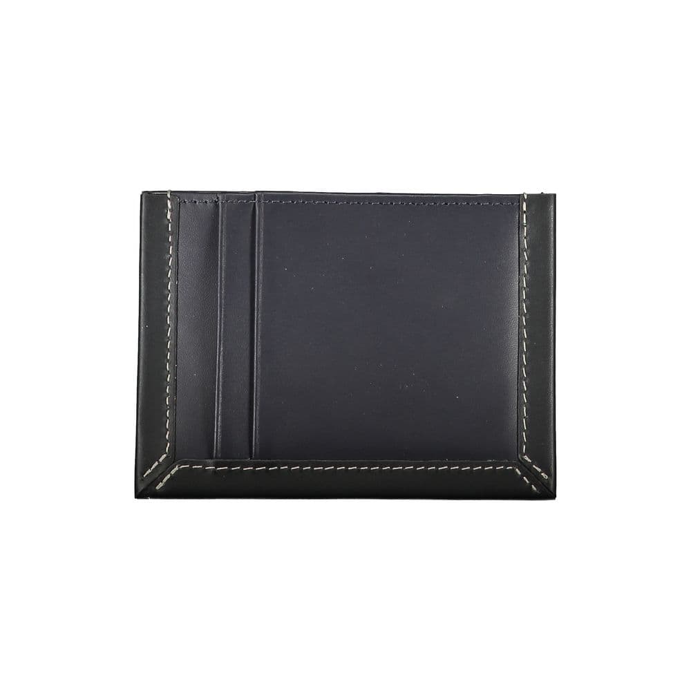 Tommy Hilfiger Blue Leather Men Wallet - 2