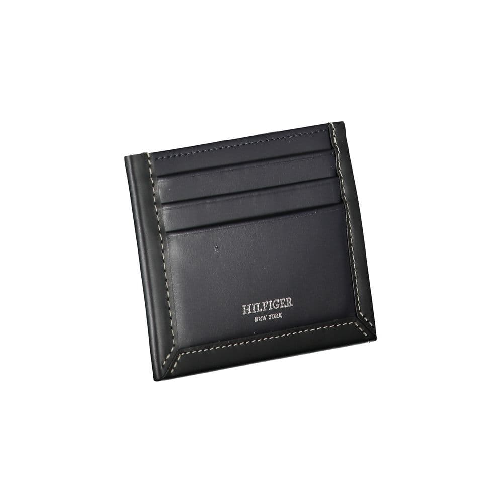 Tommy Hilfiger Blue Leather Men Wallet - 3