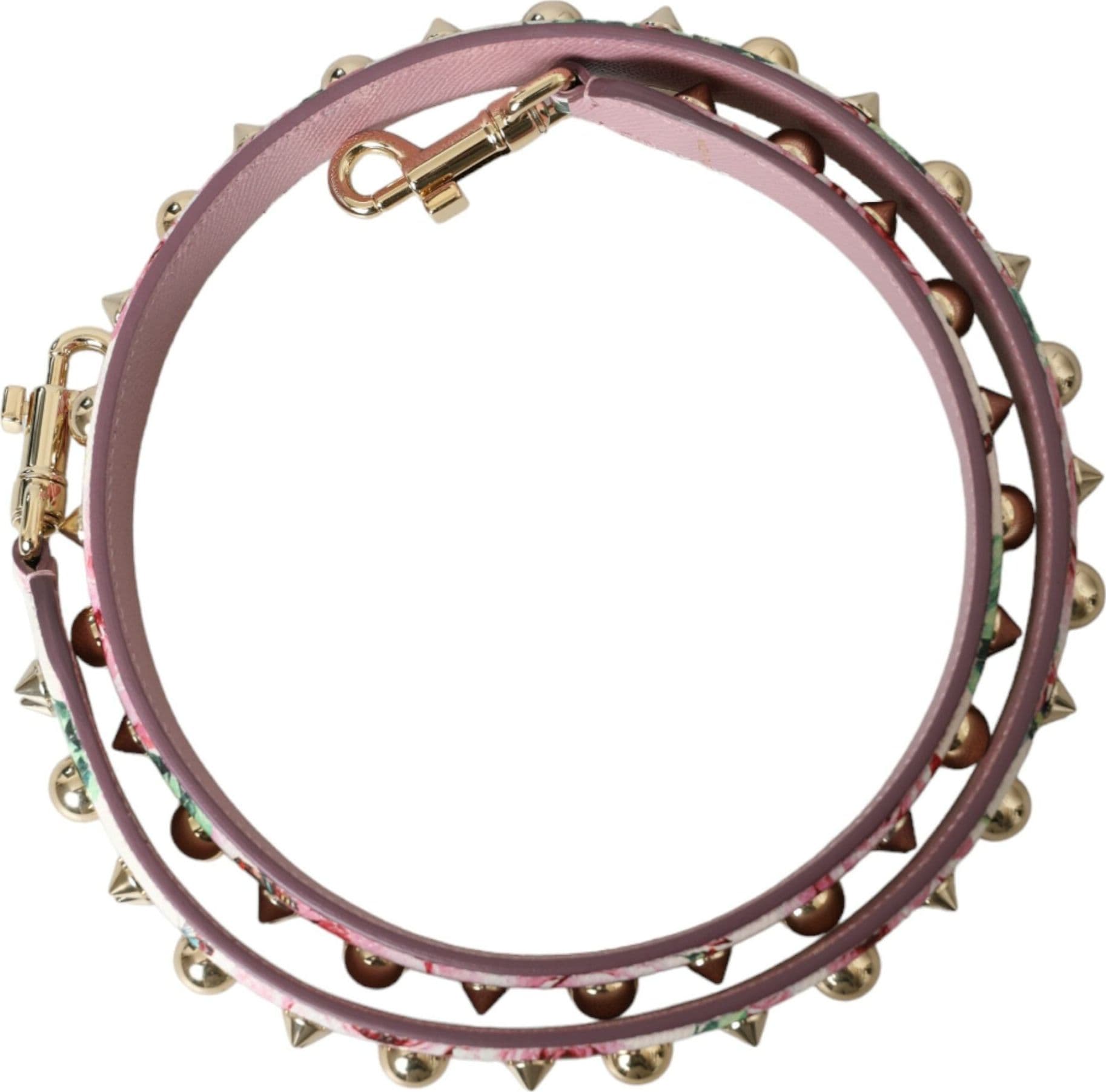 Dolce & Gabbana Pink Floral Handbag Accessory Shoulder Strap - 3