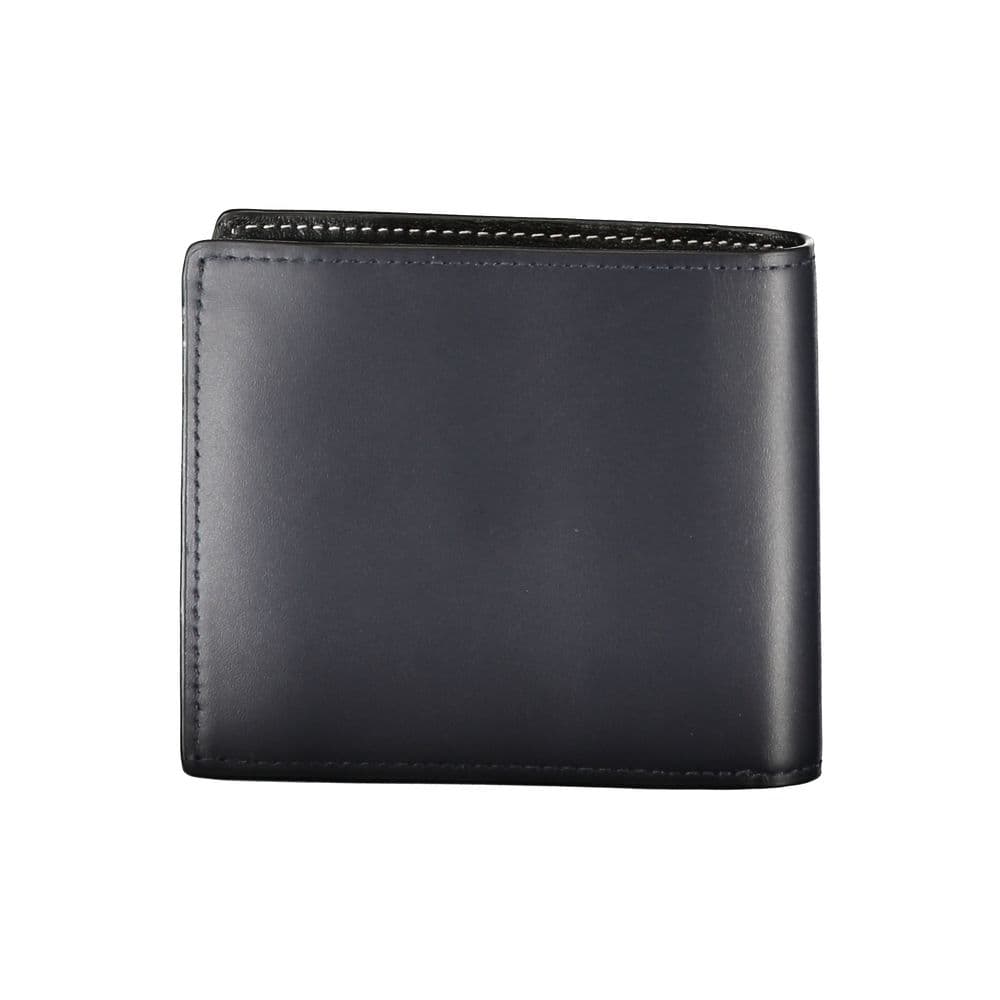 Tommy Hilfiger Blue Leather Men Wallet - 2