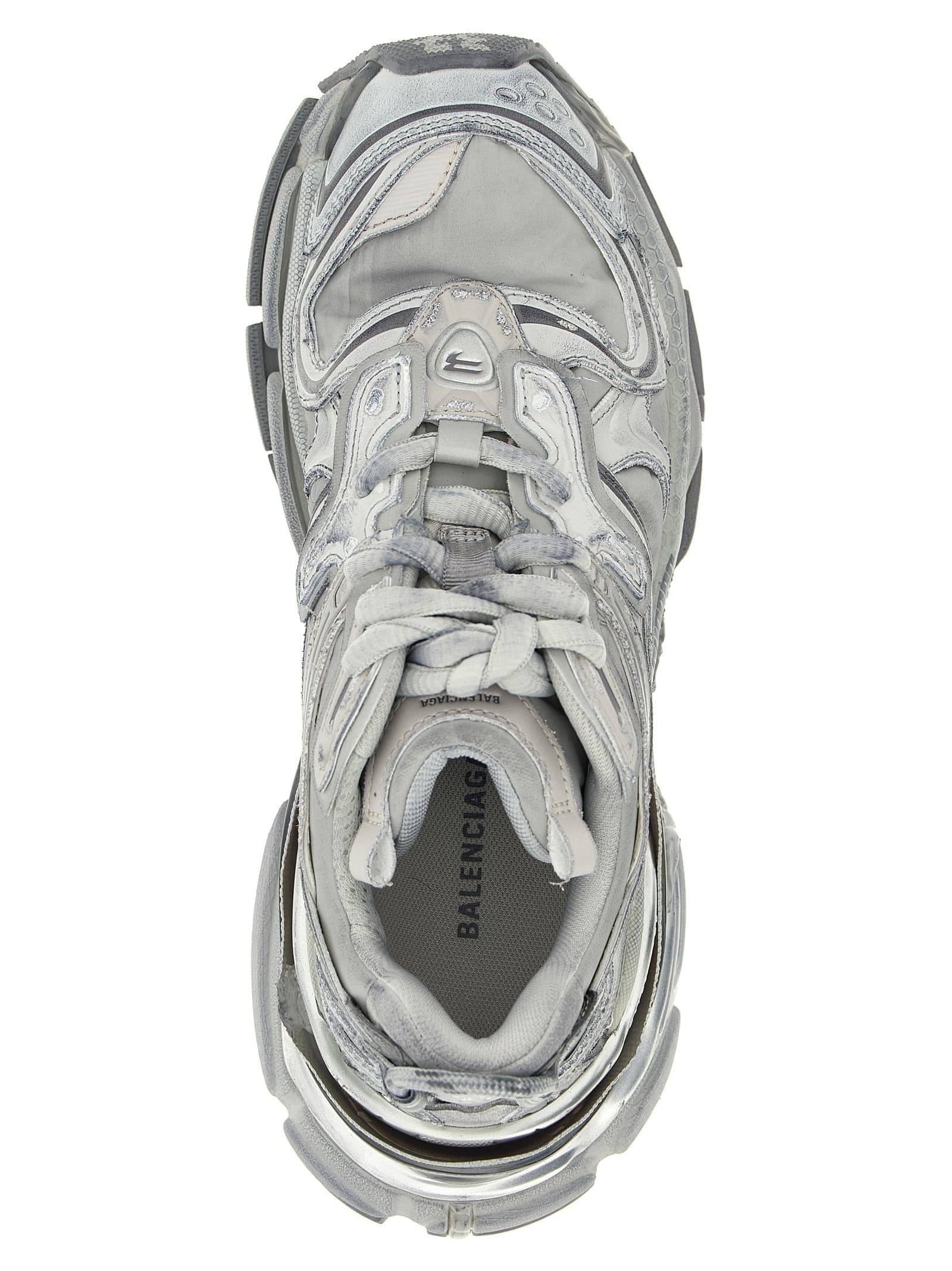 Balenciaga Gray Polyethylene Athletic Sneakers - 4