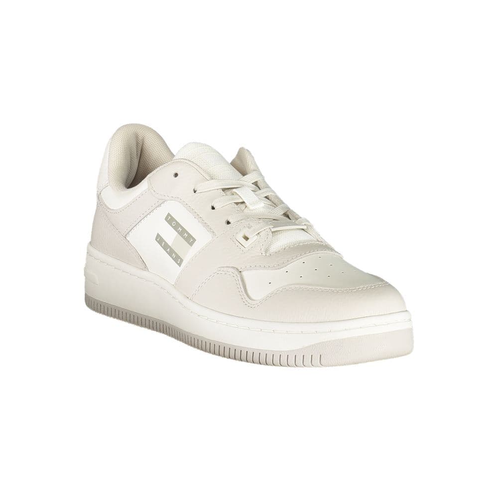 Tommy Hilfiger White Polyurethane Men Sneaker - 2