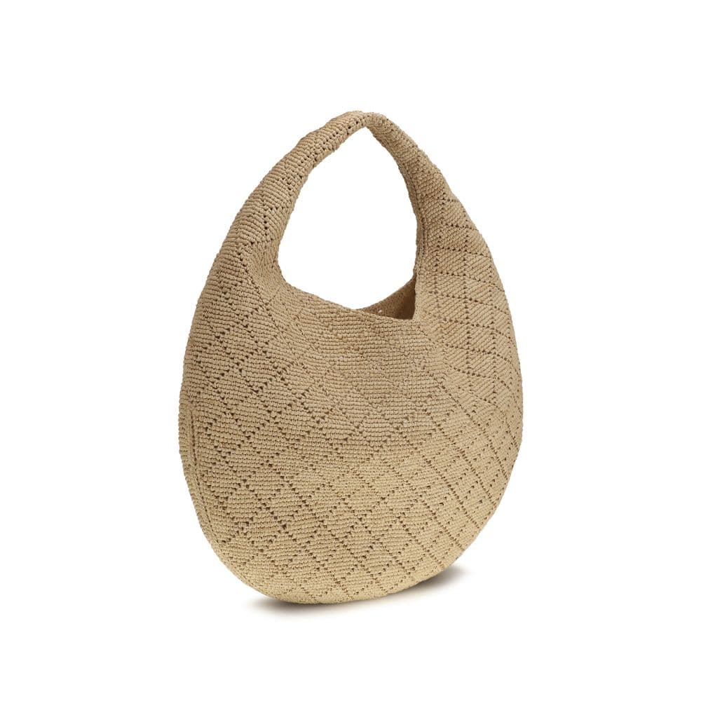 Saint Laurent Beige Raffia Shoulder Bag - 3