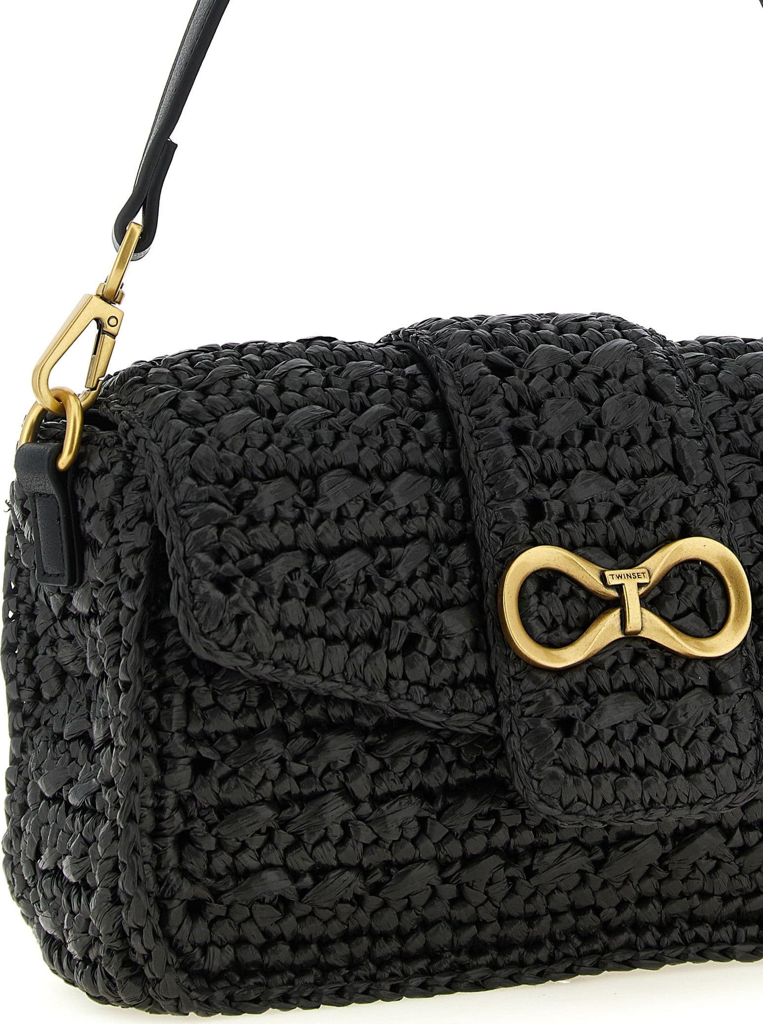 Twinset Black Polypropylene Crossbody Bag - 3