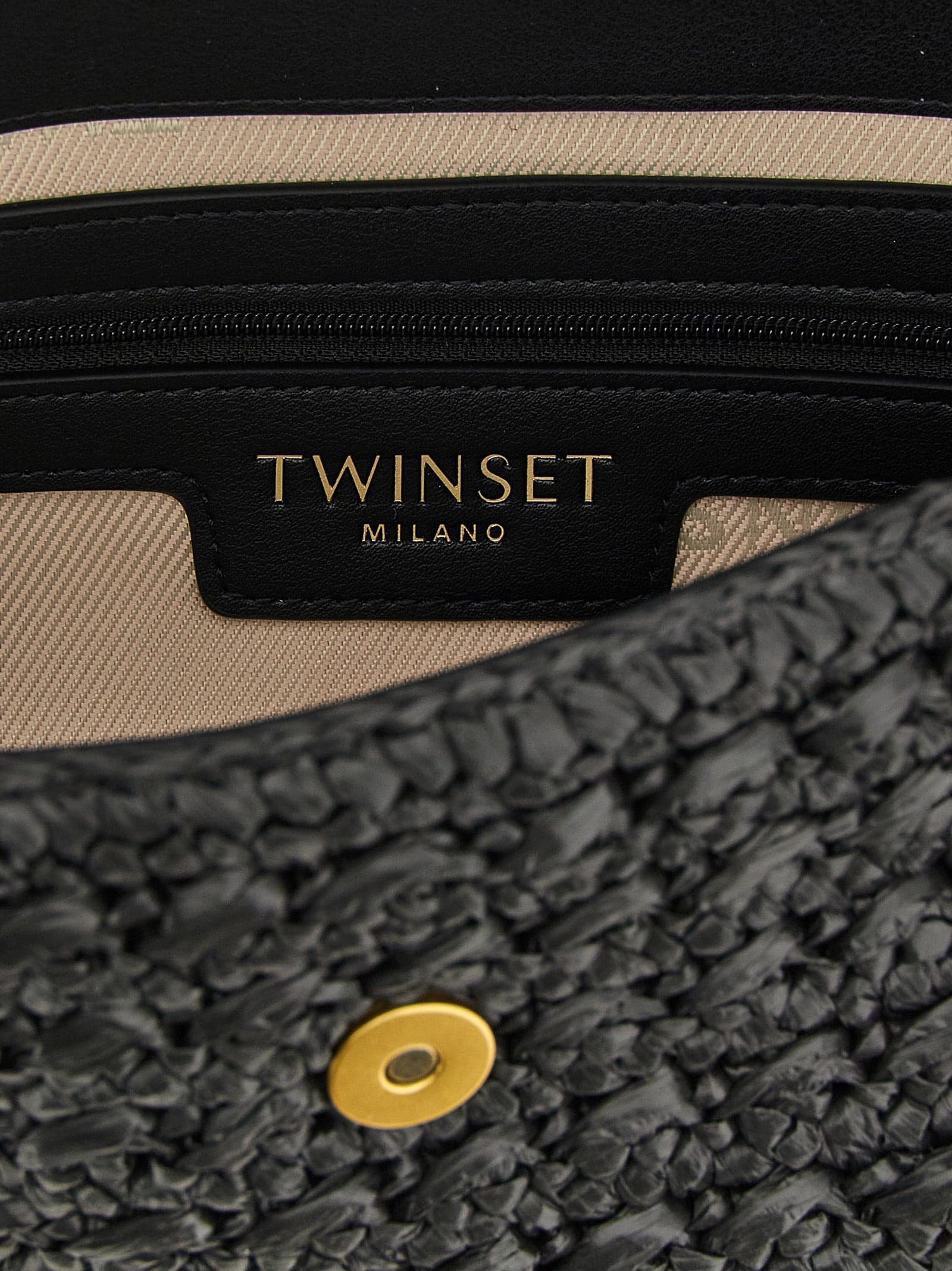 Twinset Black Polypropylene Crossbody Bag - 4