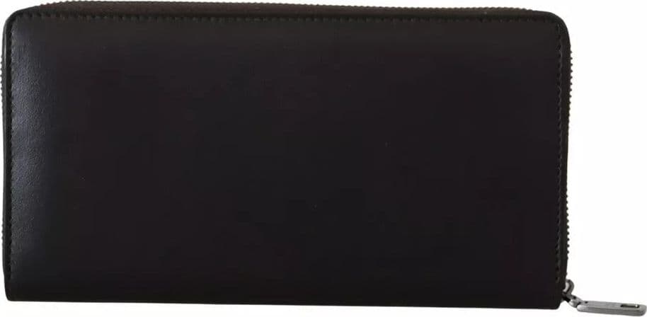 Dolce & Gabbana Brown Exotic Leather Zip Around Continental Clutch Wallet - 6
