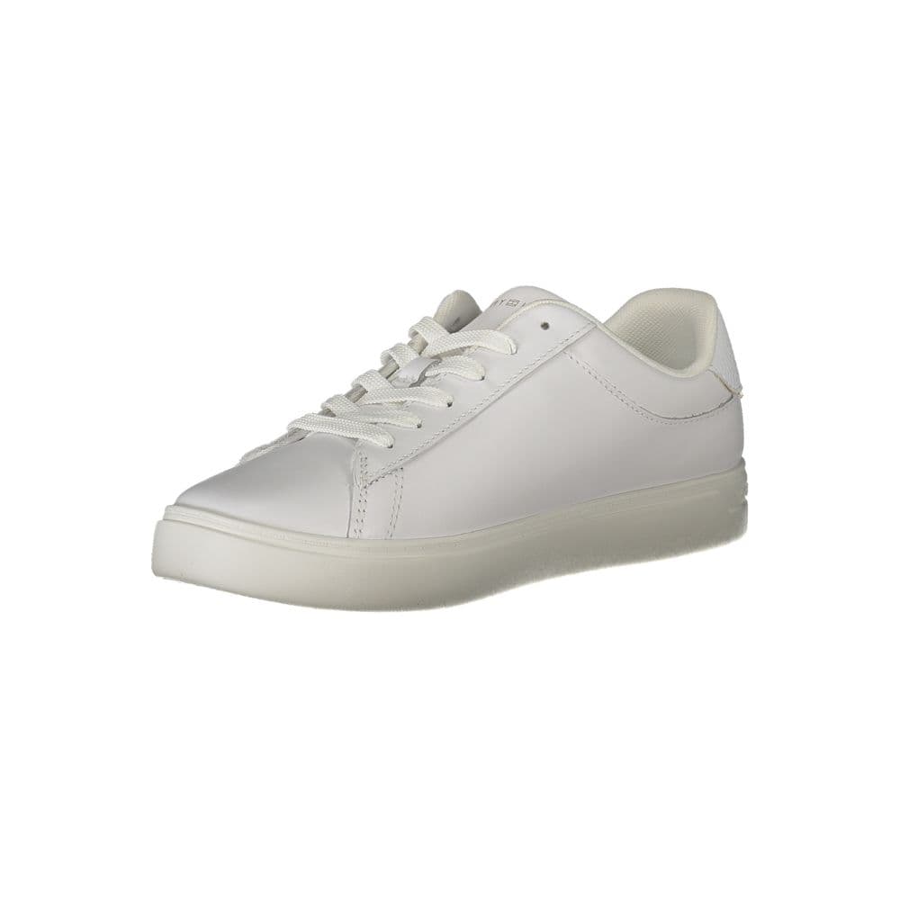 Tommy Hilfiger Bianco Polyurethane Women Sneaker - 3