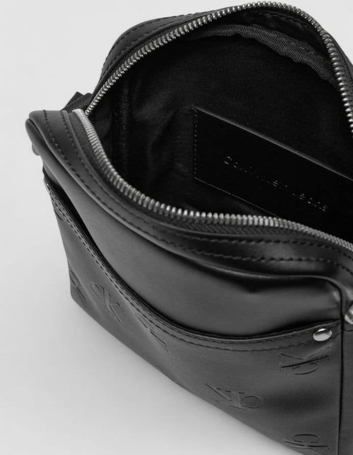 Calvin Klein Jeans Black Polyethylene Messenger Bag - 5