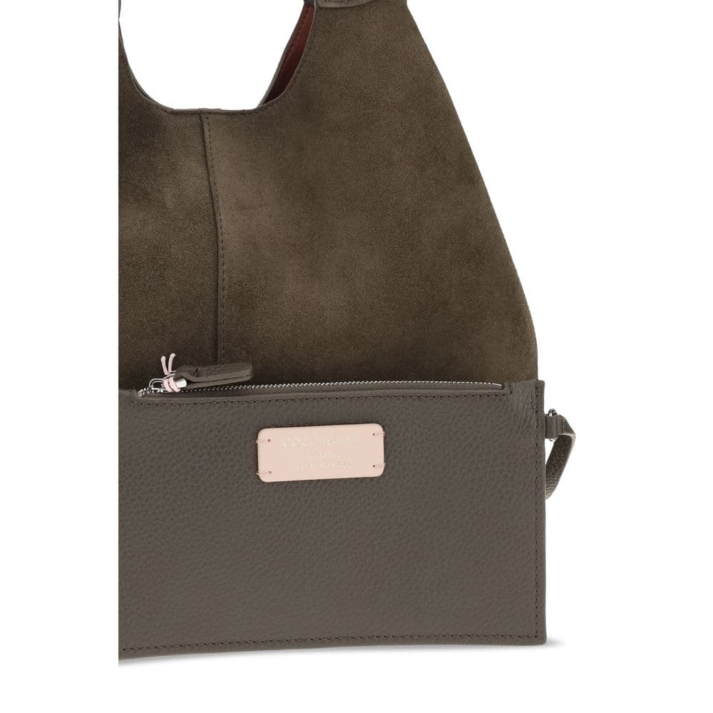 Coccinelle Brown Calf Leather Bos Taurus Shoulder Bag - 4