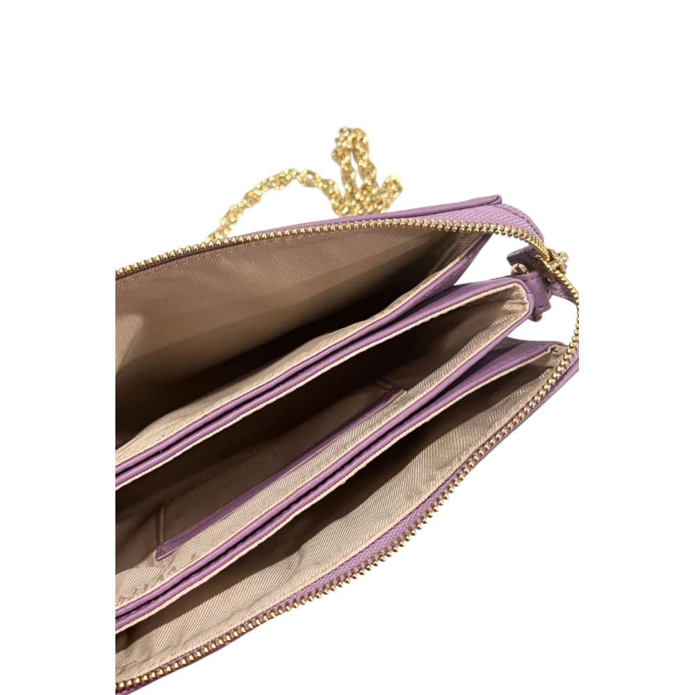 Twinset Purple Faux Leather Women Crossbody Bag - 8