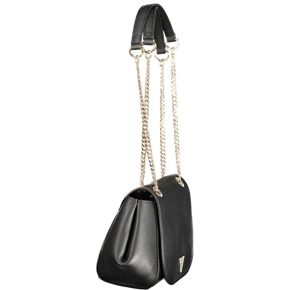 Guess Jeans Nero Poliuretano Women Handbag - 3