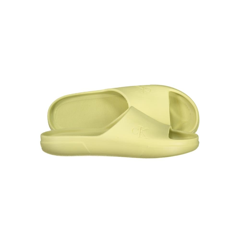 Calvin Klein Yellow Polyurethane Men Slipper - 2
