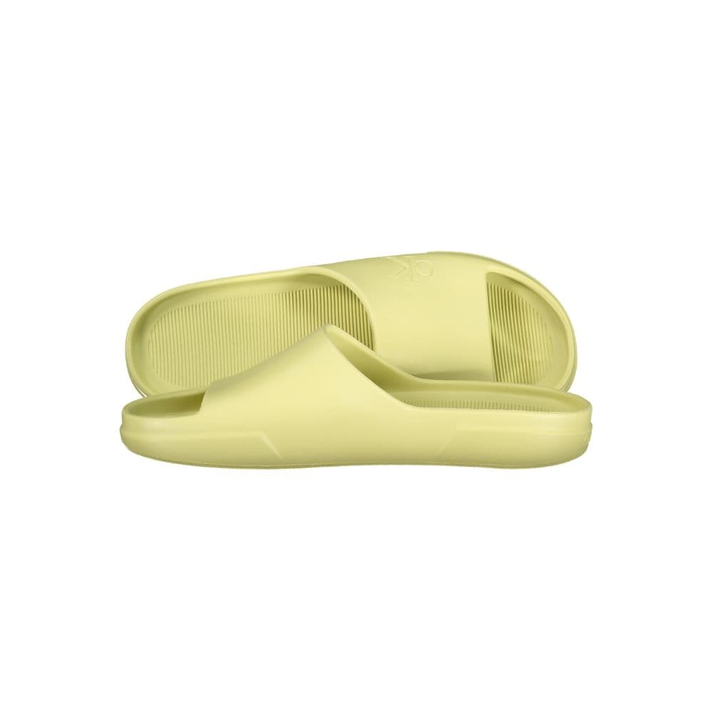 Calvin Klein Yellow Polyurethane Men Slipper - 3