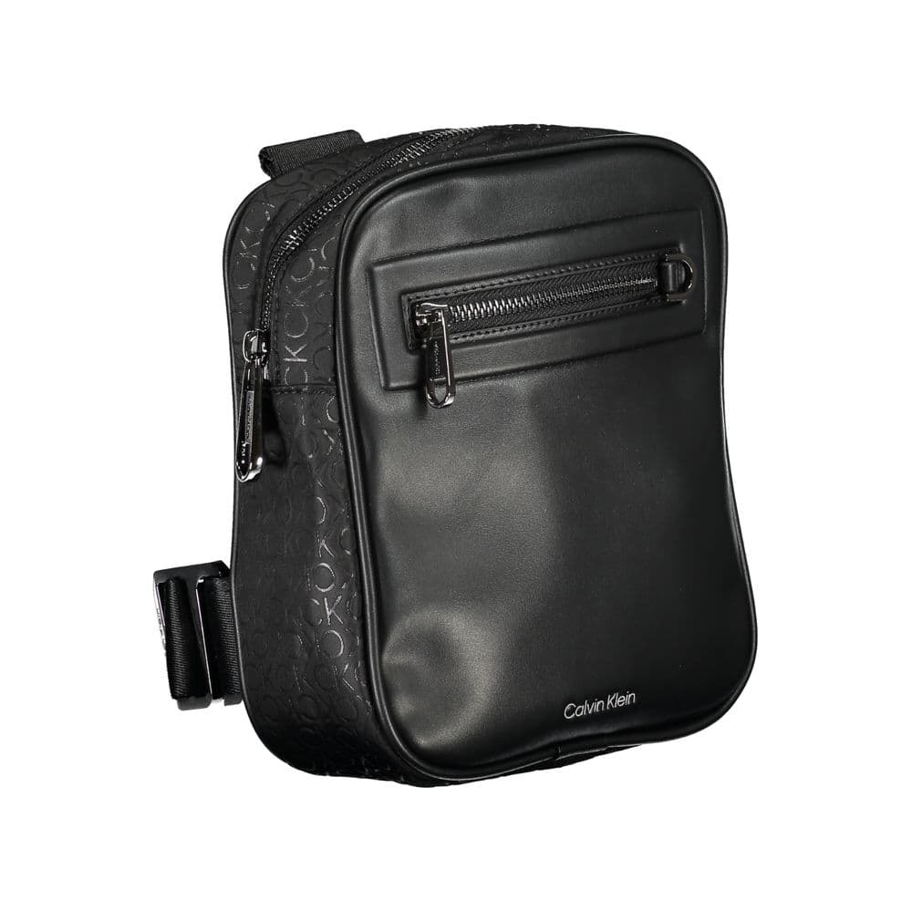 Calvin Klein Black Polyester Men Shoulder Bag - 3