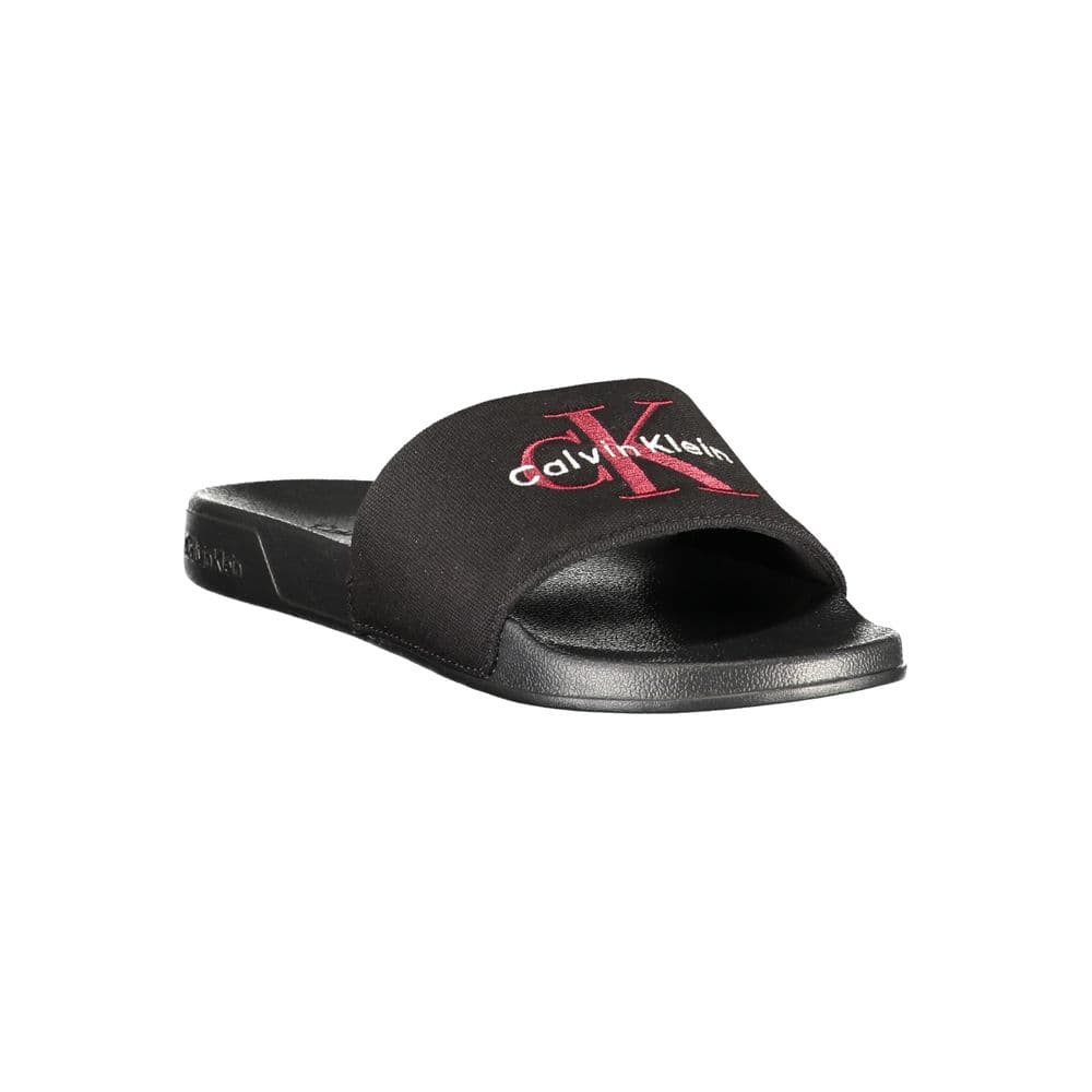 Calvin Klein Black Polyester Men's Slipper - 2