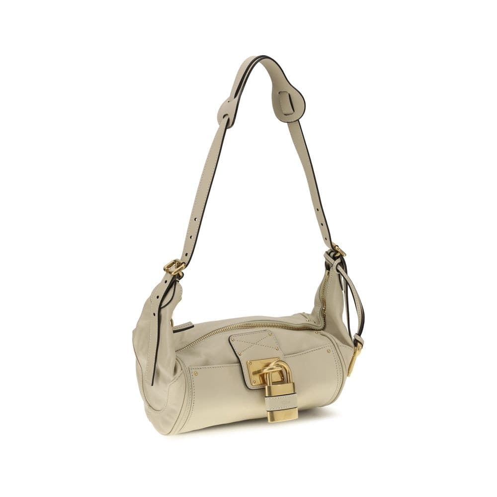 Chloé Beige Calf Leather Bos Taurus Shoulder Bag - 2