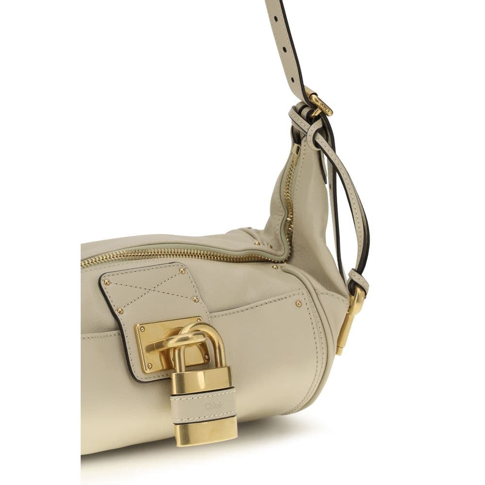 Chloé Beige Calf Leather Bos Taurus Shoulder Bag - 4